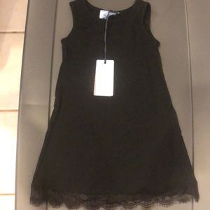 Clearance - Mimi Sol Black Frill Dress